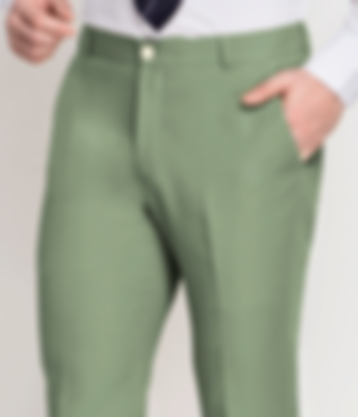 Sage Green Vegan Pants-1