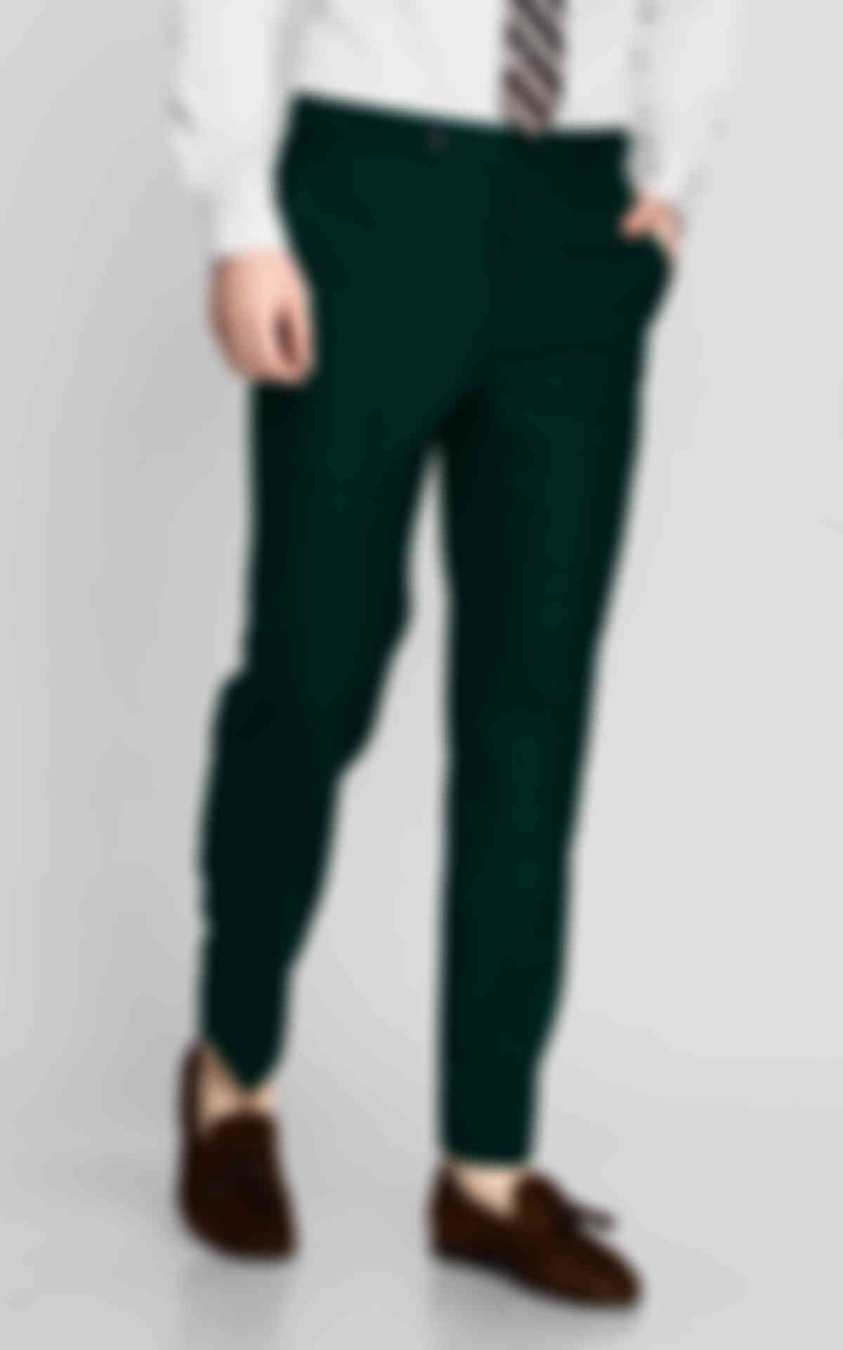 Alaska Pine Green Wool Pants