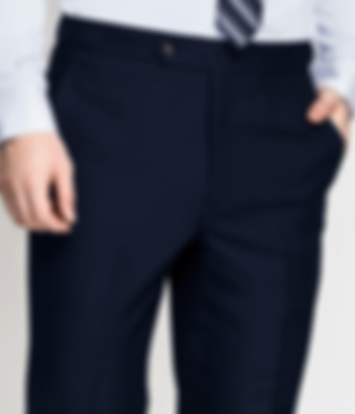 Classic Navy Blue Custom Pants-1