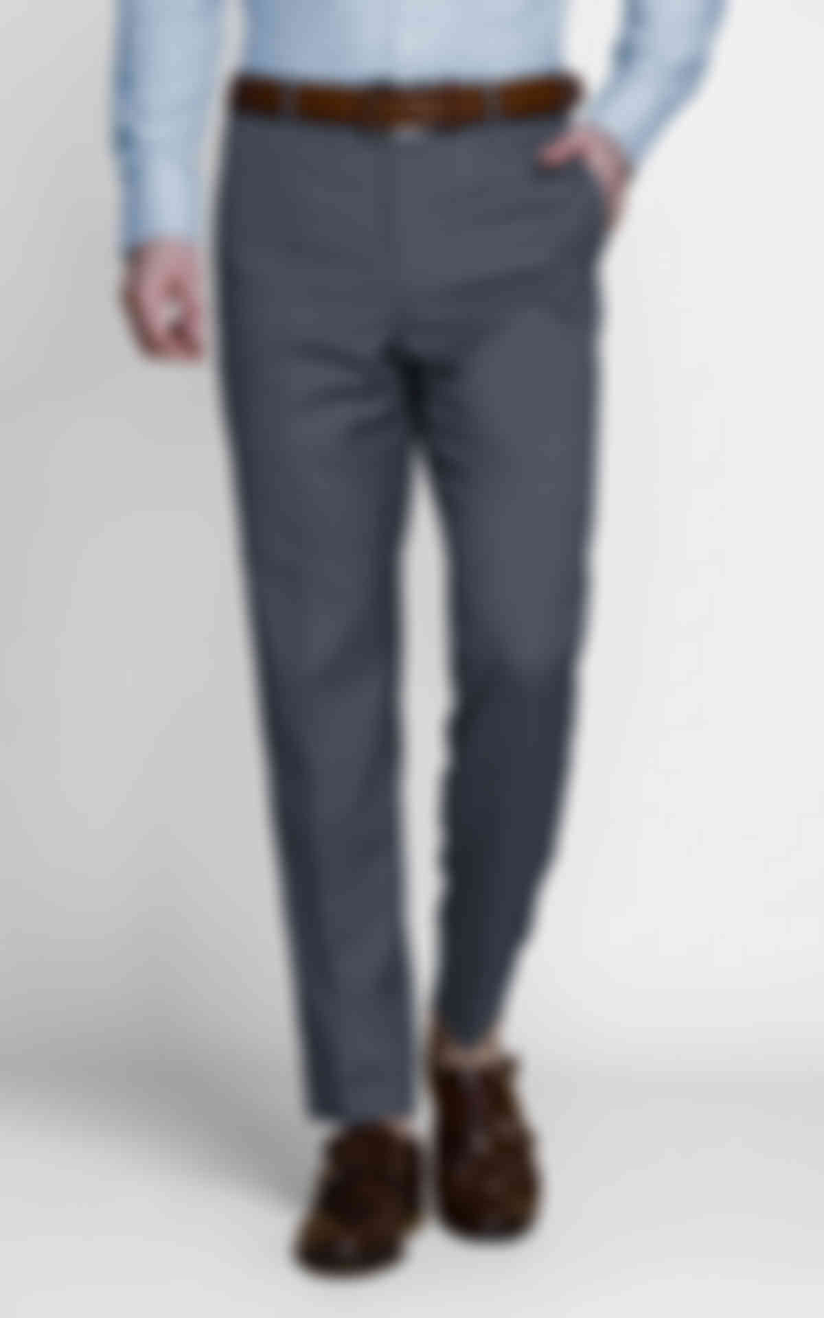 Gray Wool Custom Pants
