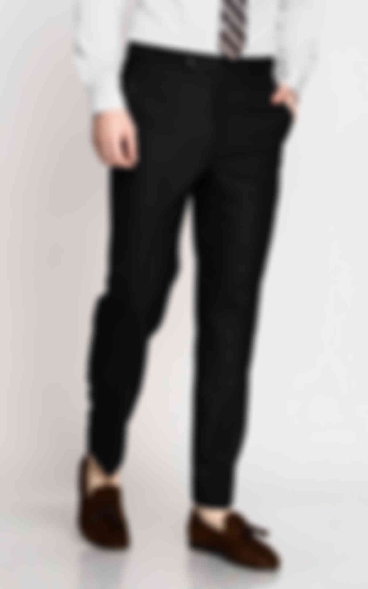 Deep Black Vegan Pants