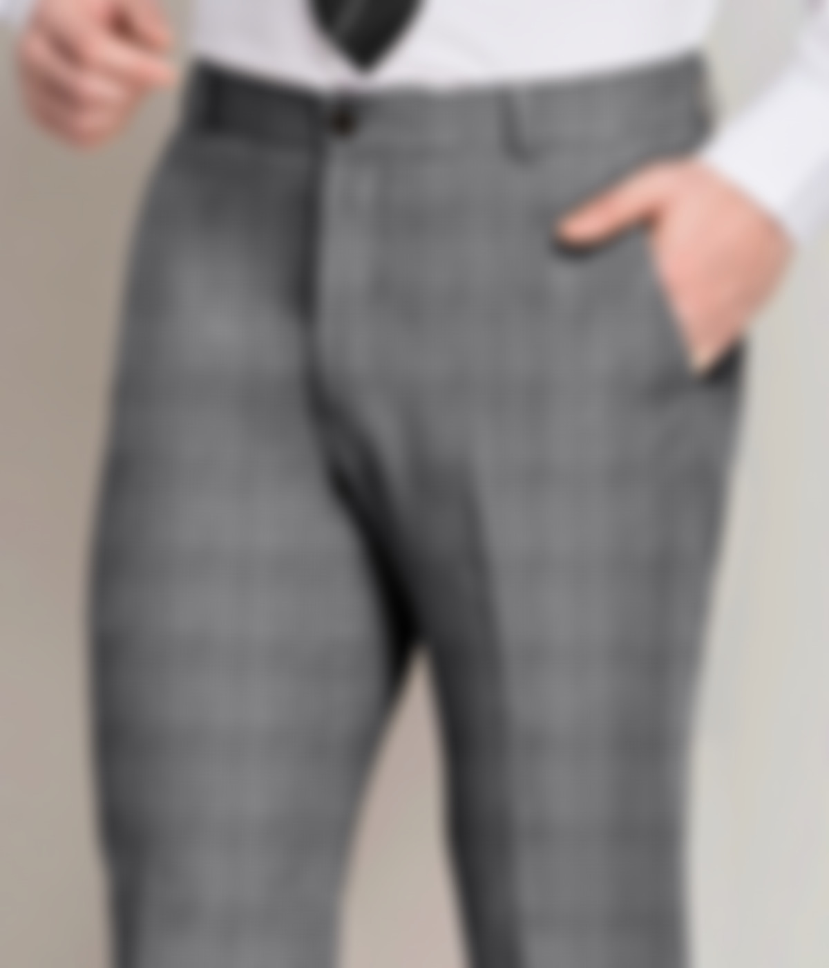Austin Gray Plaid Houndstooth Pants-1