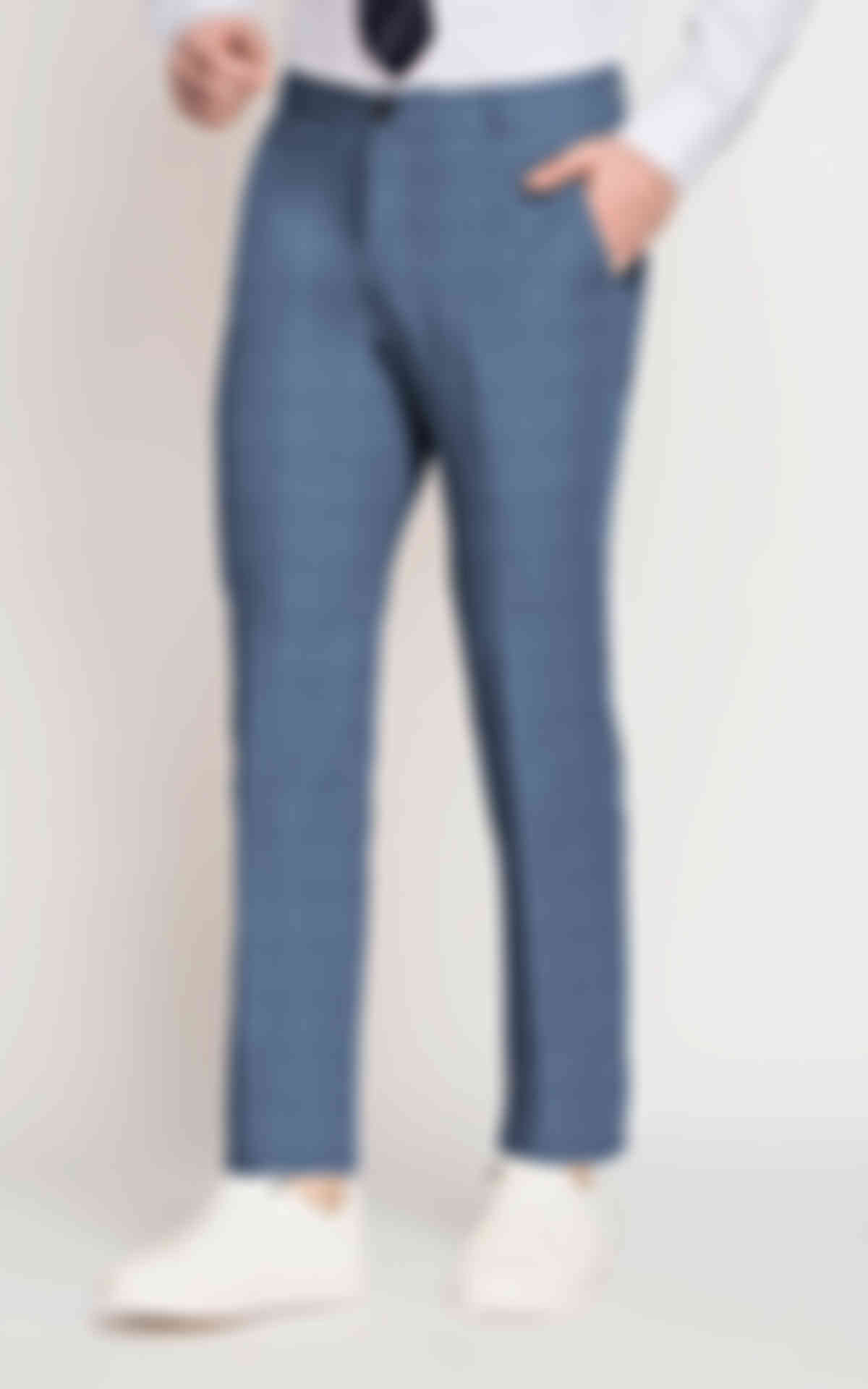 Pittsburgh Blue Windowpane Checks Pants image