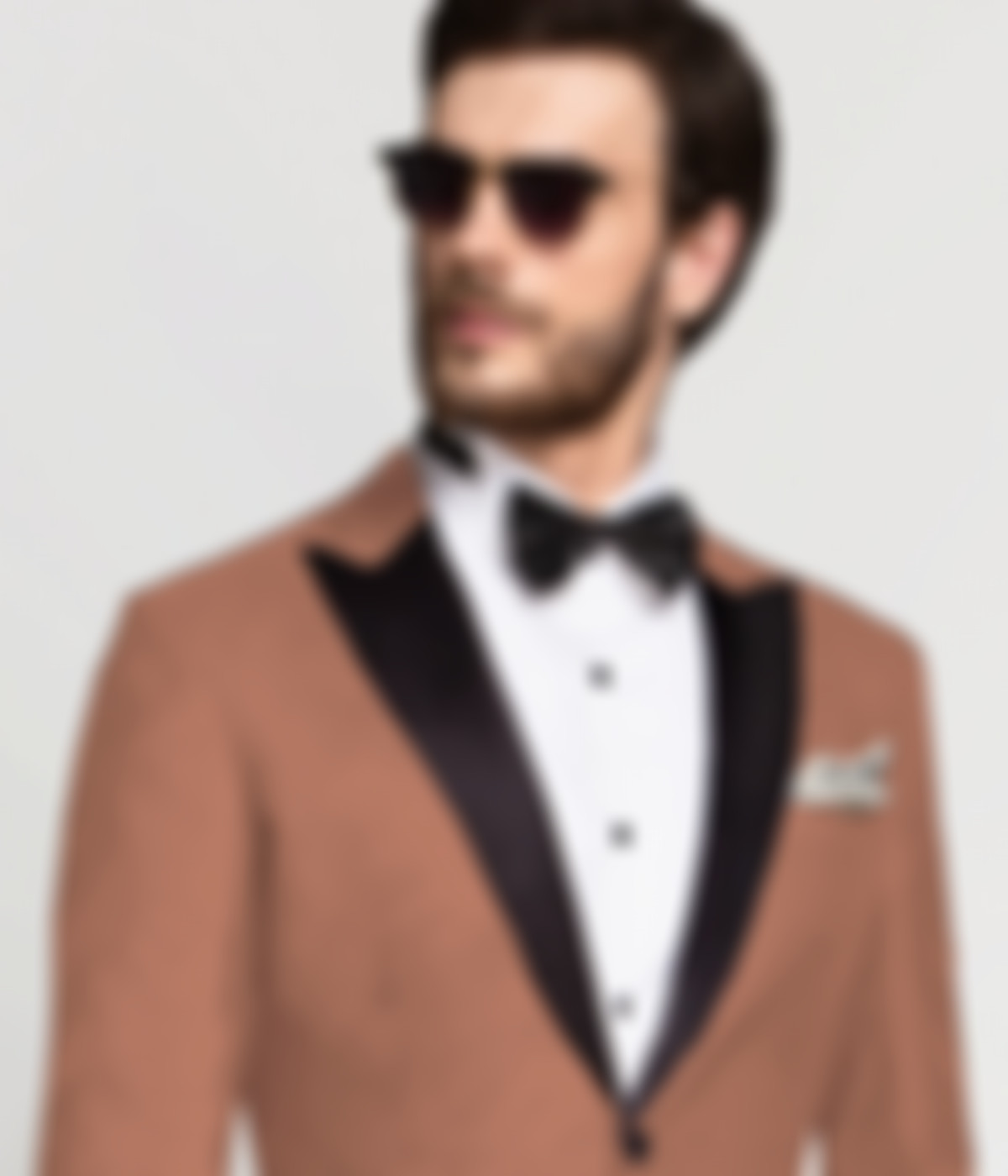 Sedona Pastel Rust Wool Tuxedo-1