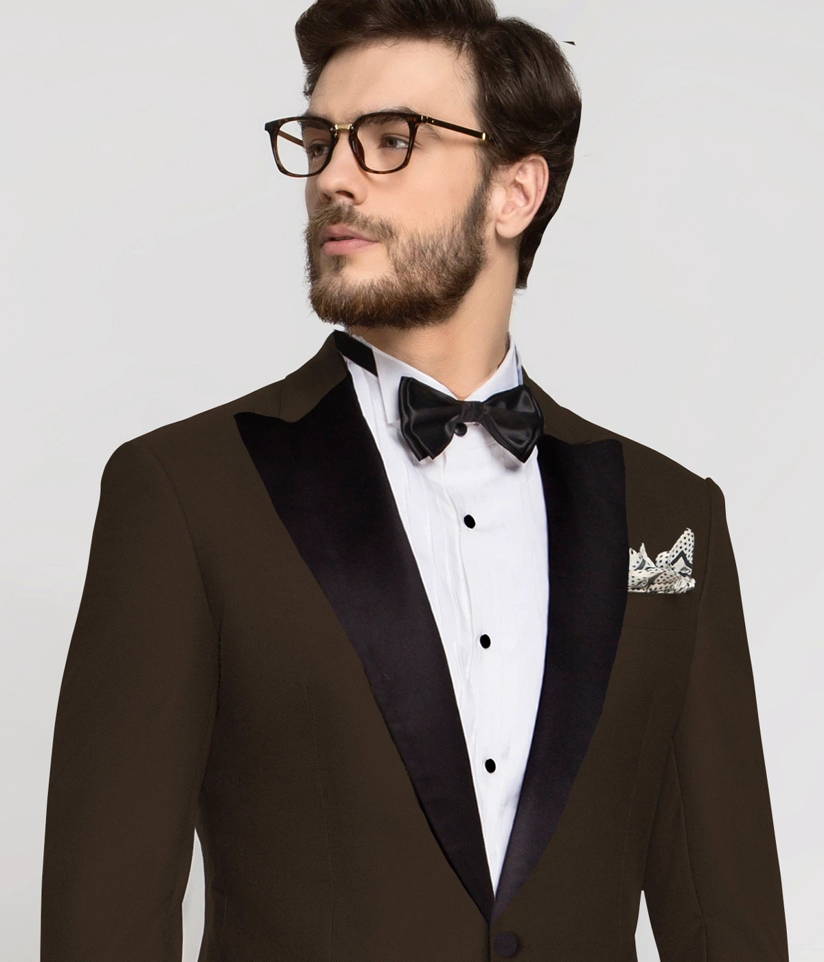 Savannah Coffee Wool Tuxedo-1