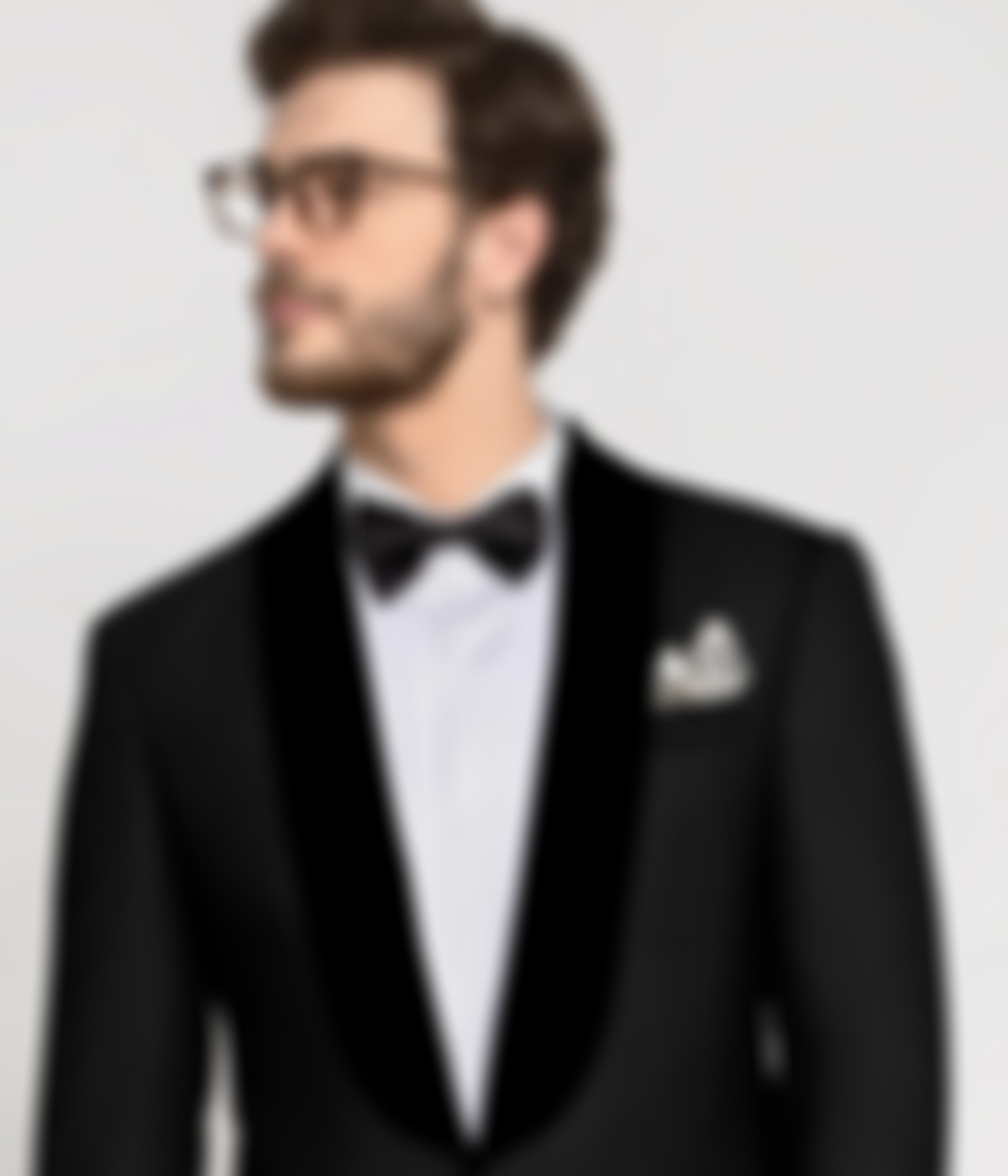 Black Classic Wool Custom Tuxedo-1