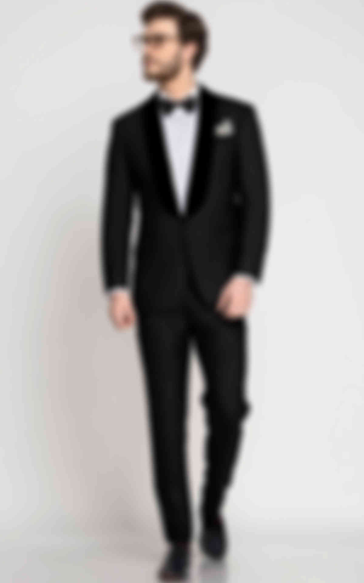 Black Classic Wool Custom Tuxedo image