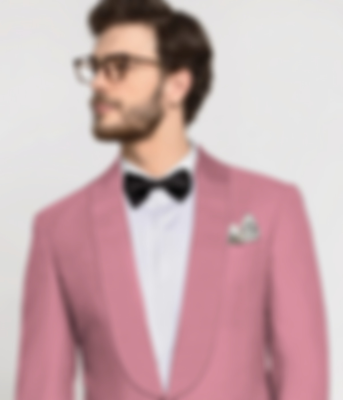 Portofino Pink Wool Tuxedo-1