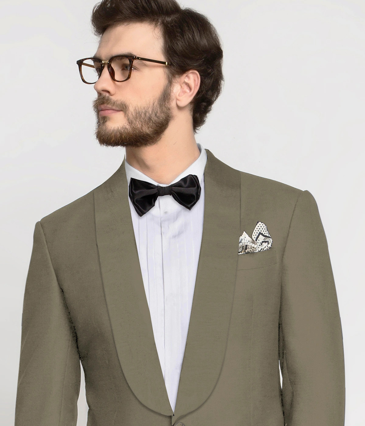 Pittsburgh Steel Brown Wool Tuxedo-1