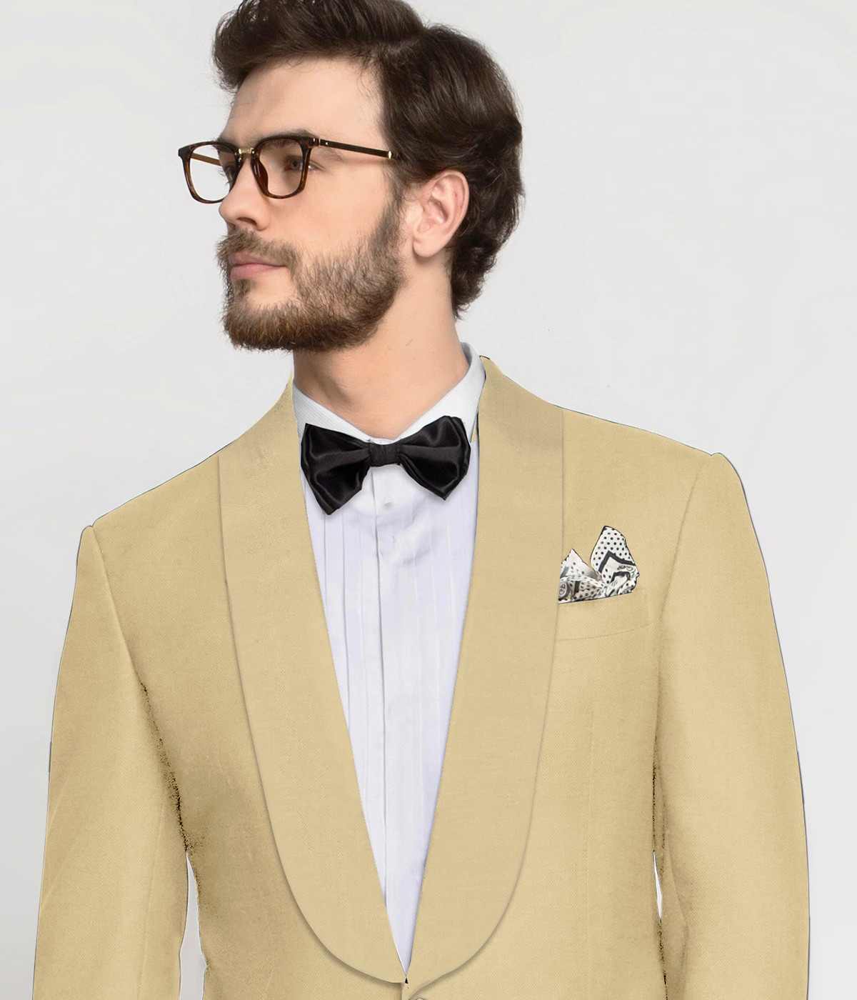 Pastel Clay Wool Tuxedo-1