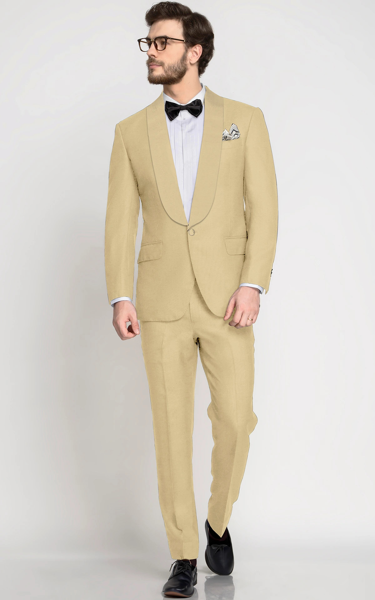 Pastel Clay Wool Tuxedo