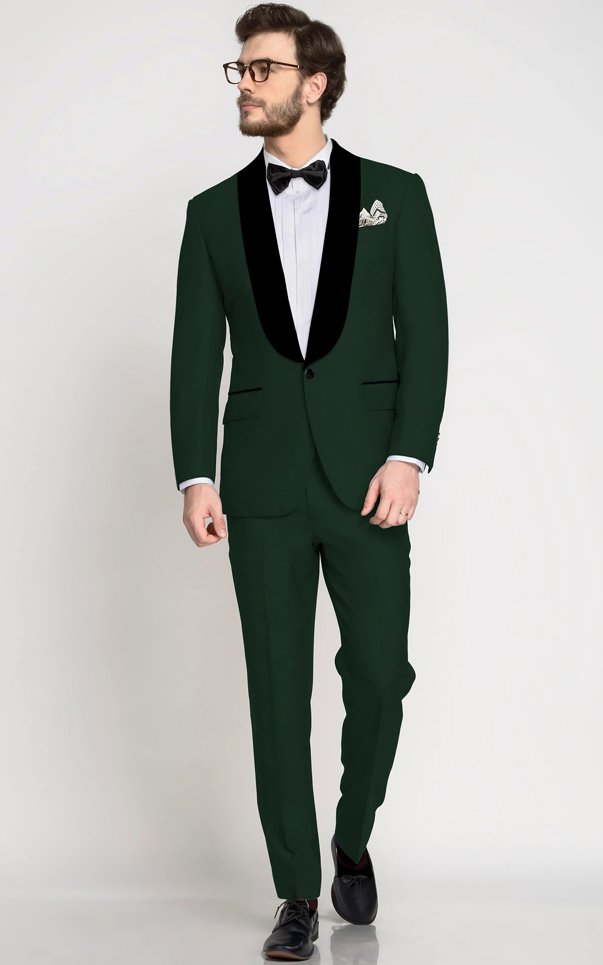 Emerald Green Wool Tuxedo