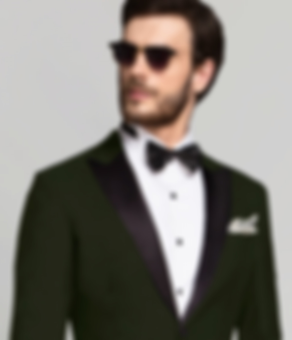Wyoming Forest Green Wool Tuxedo-1