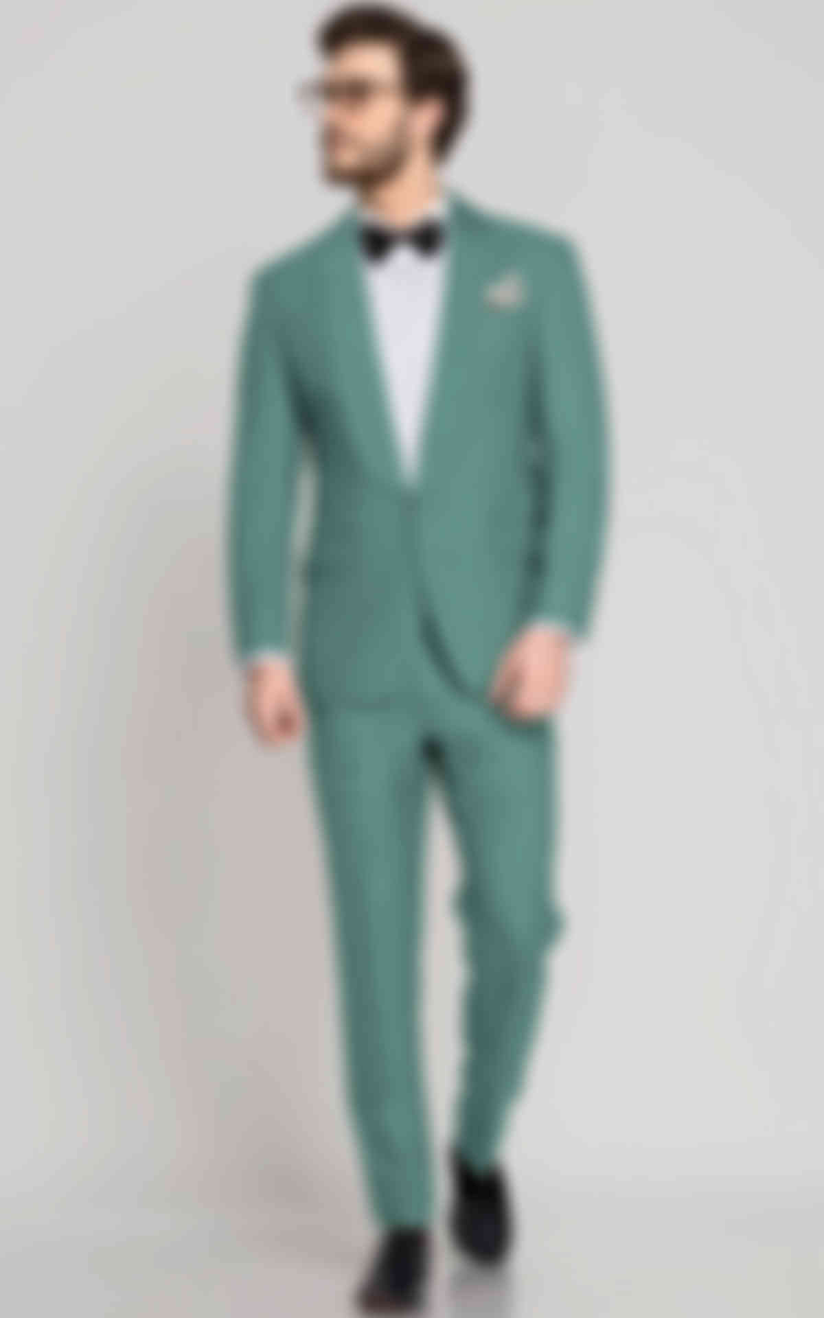 Sage Mint Green Wool Tuxedo
