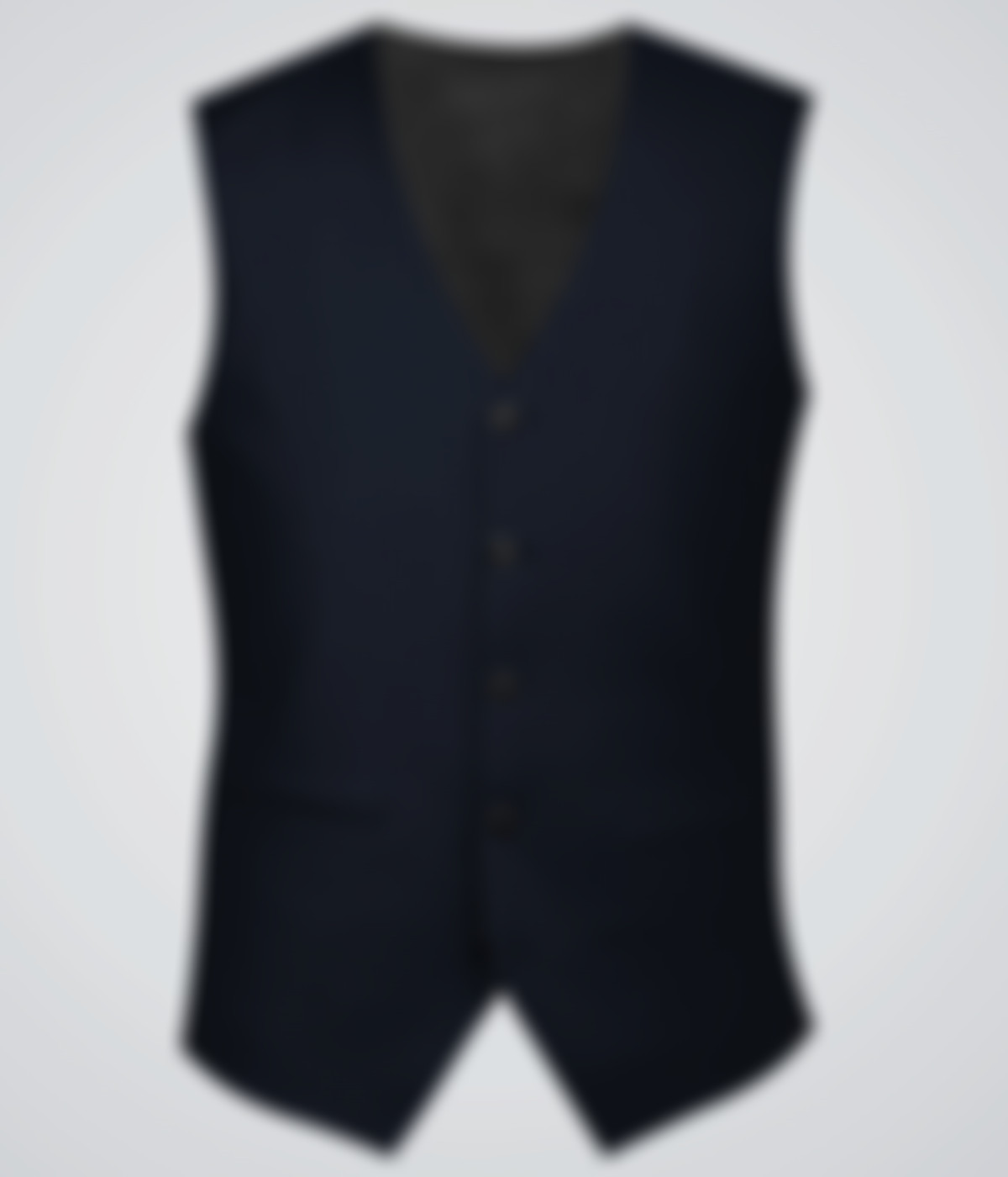 Bluish Black Wool Vest-1