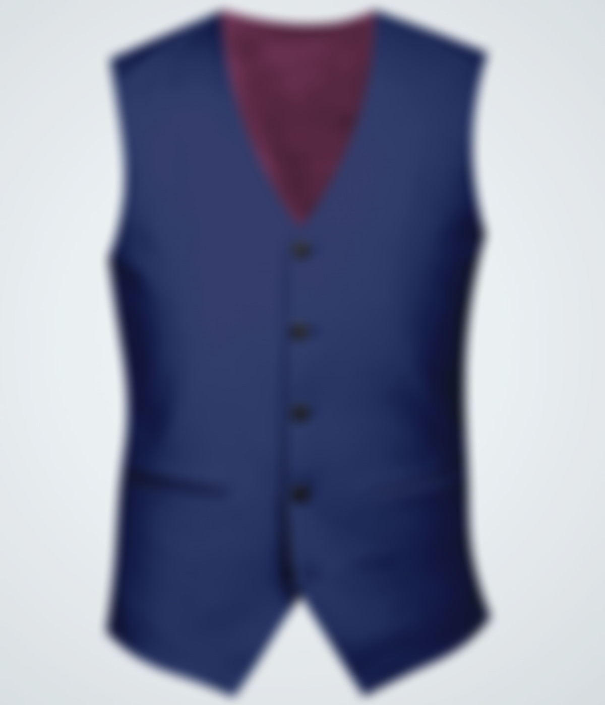 Royal Blue Wool Vest-1