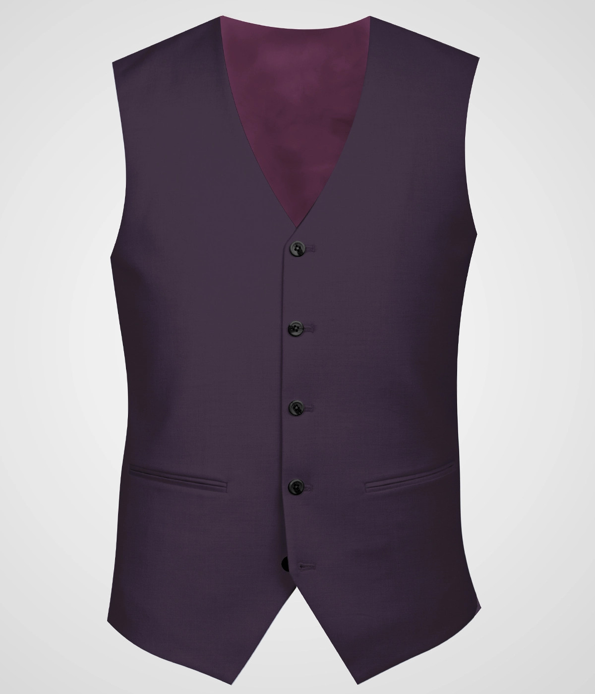 Concord Wine Wool Vest-1