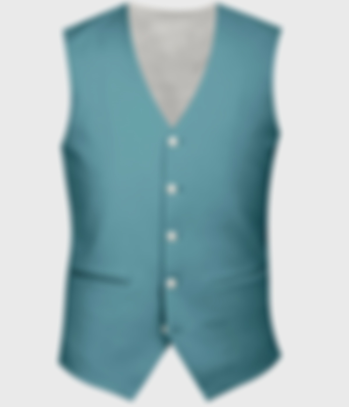 Perth Teal Blue Wool Vest-1