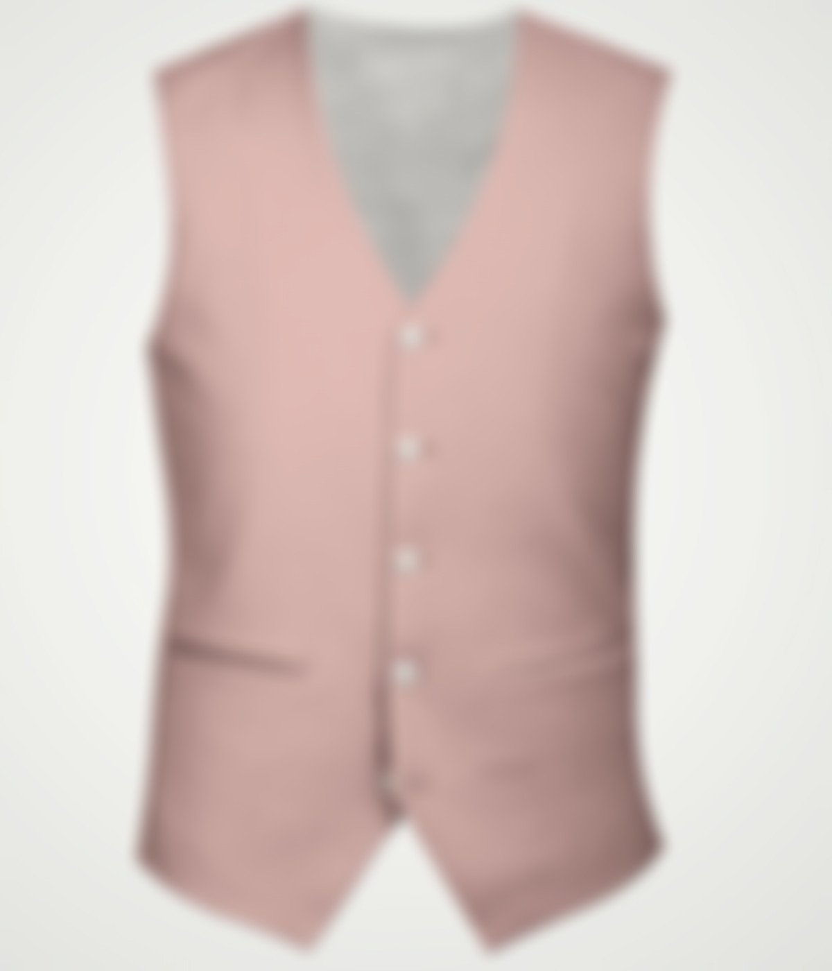 Pastel Rose Pink Wool Vest-1