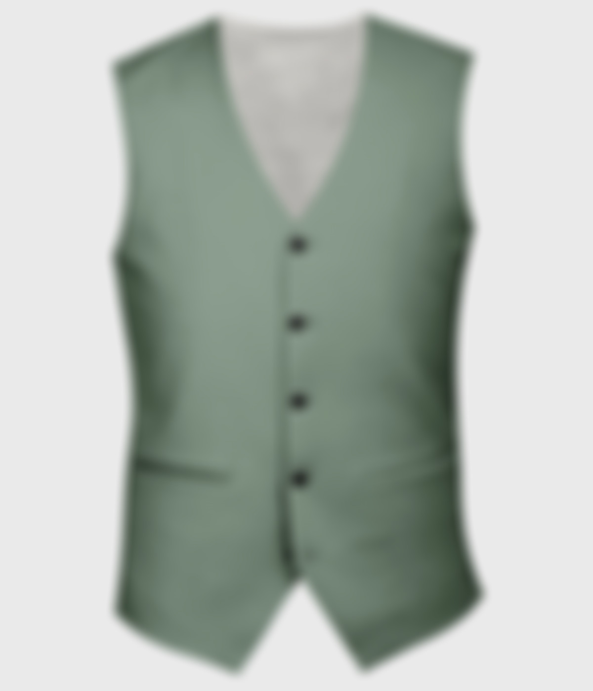 Sage Green Wool Vest-1