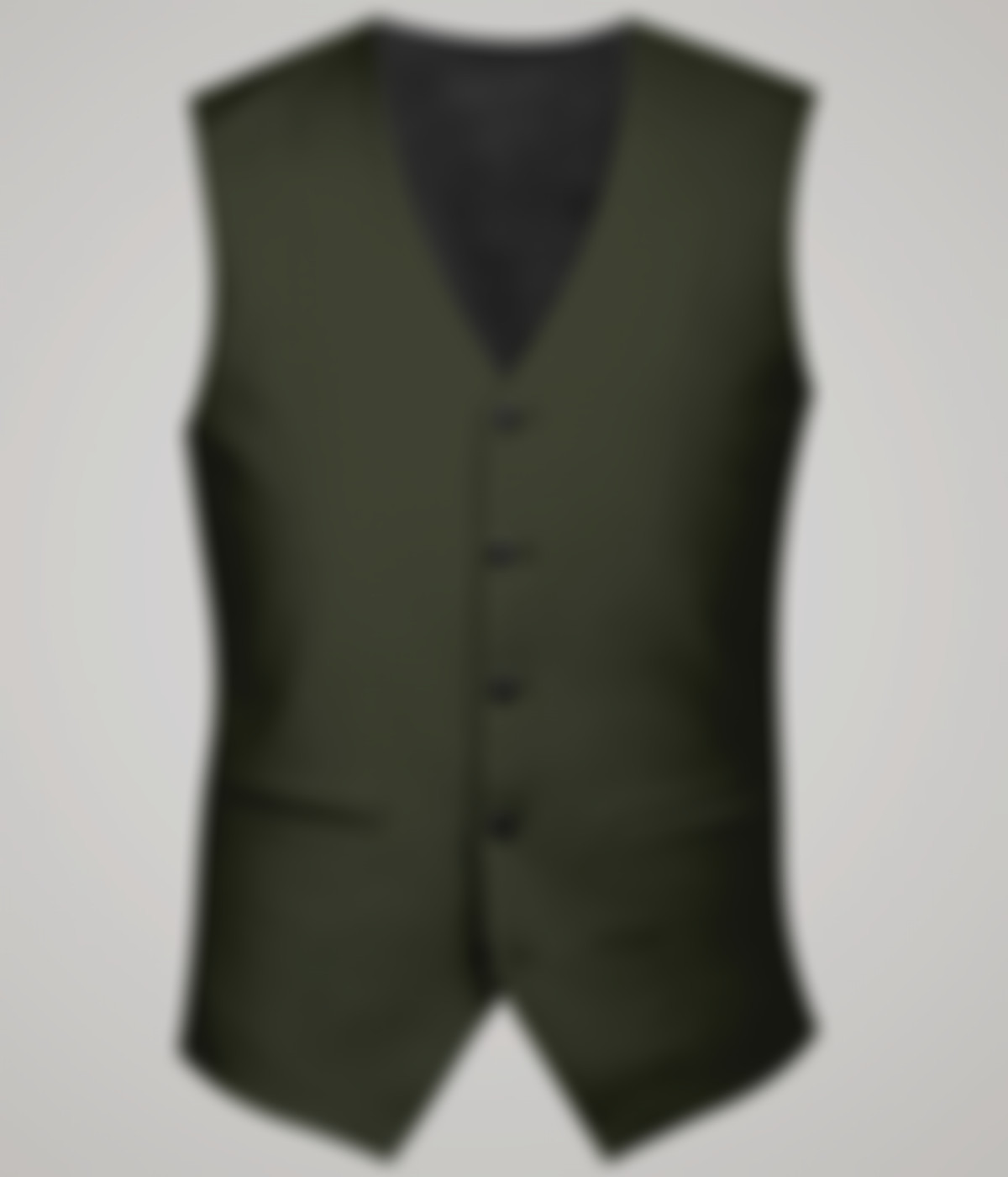 Wyoming Forest Green Wool Vest-1