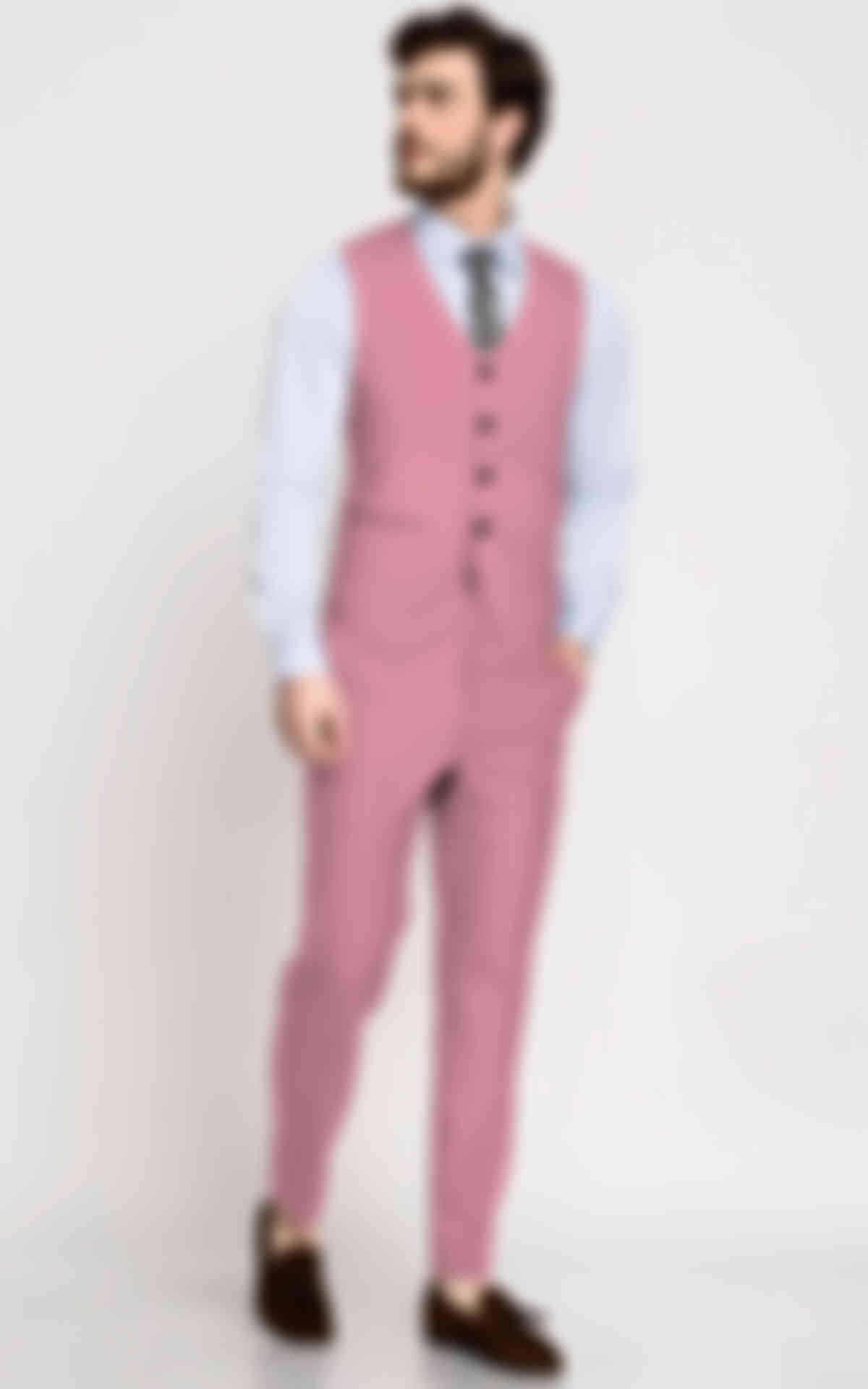 Portofino Pink Wool Vest image