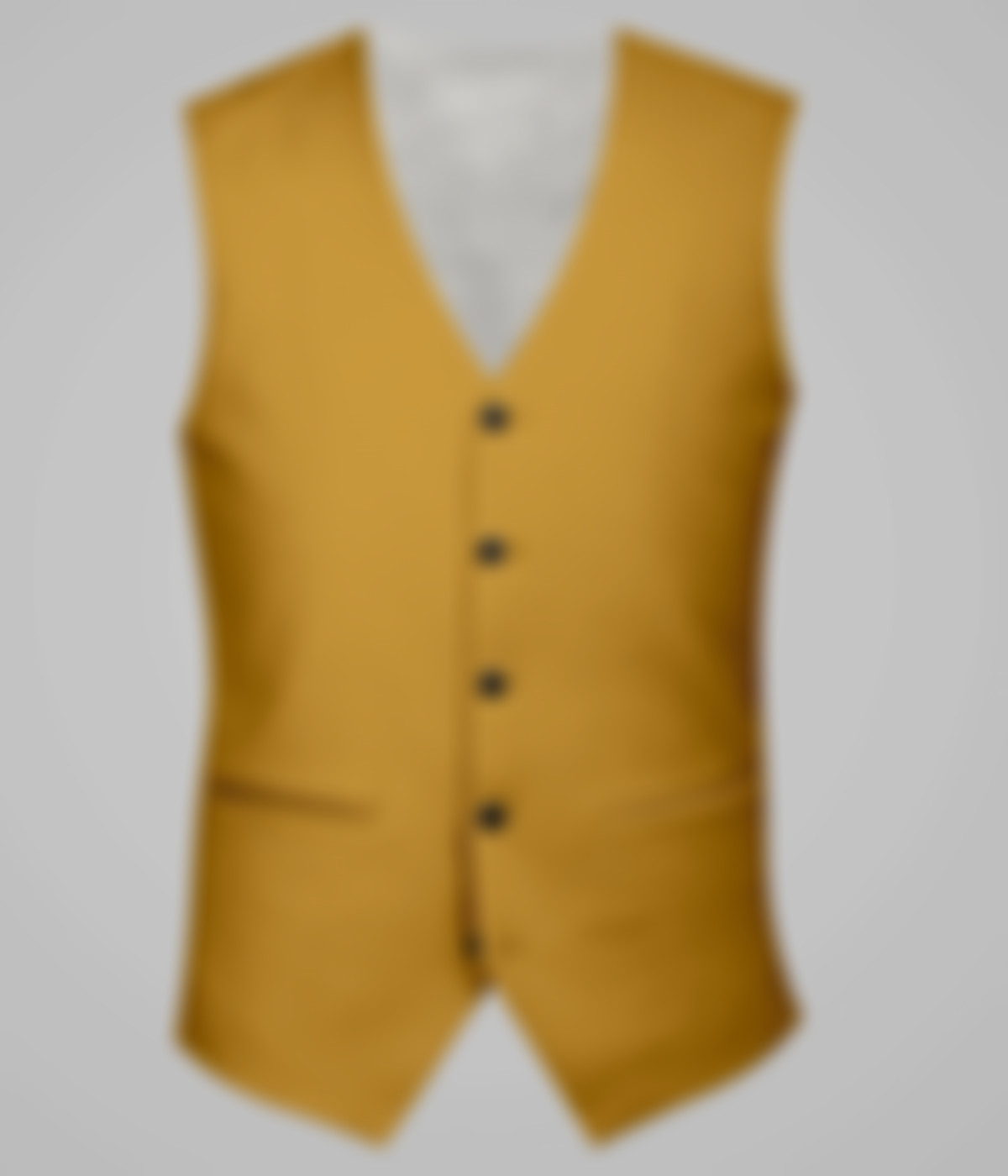 Amarillo Mustard Wool Vest-1