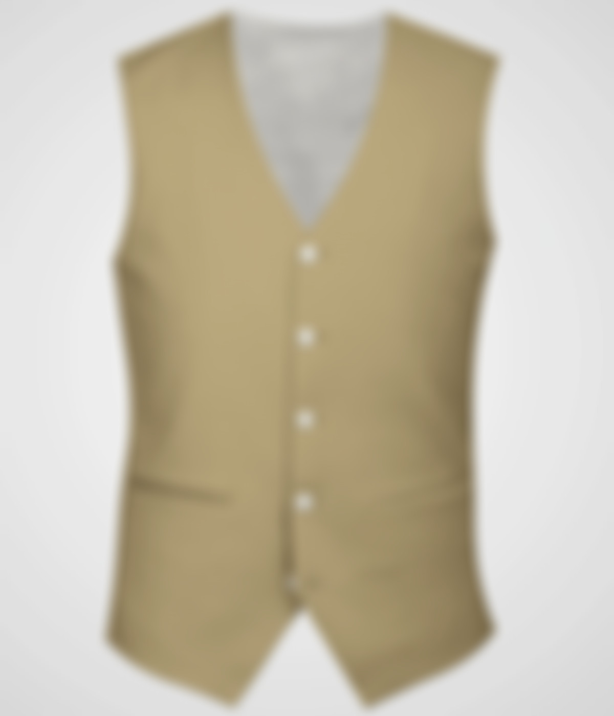 Golden Khaki Wool Vest-1