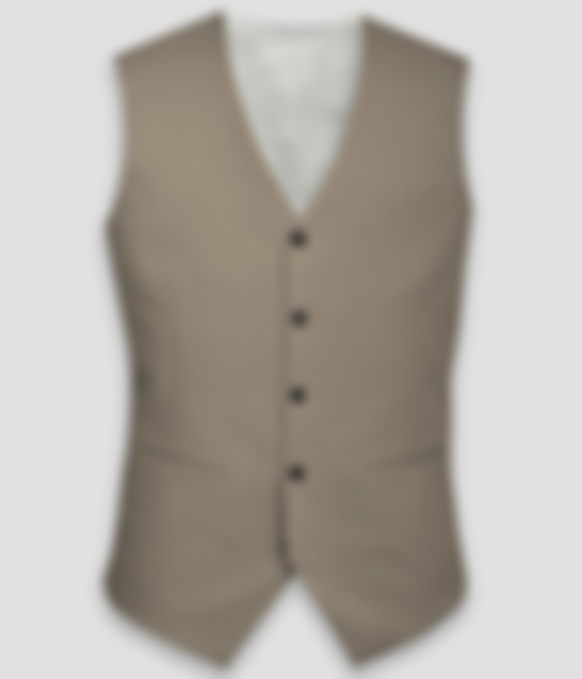 Pebble Brown Khaki Cotton Vest-1