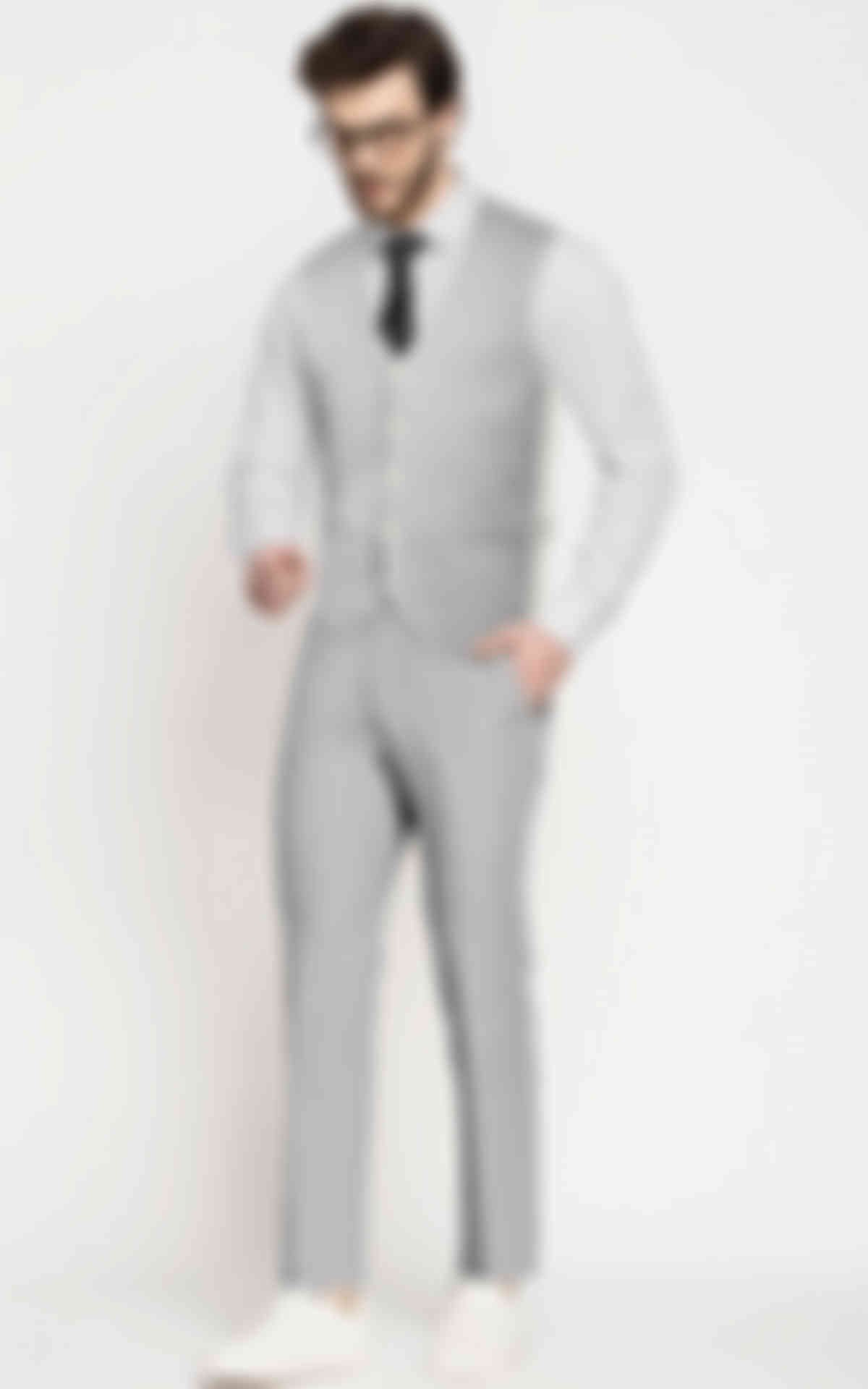 Slate Gray Cotton Vest image