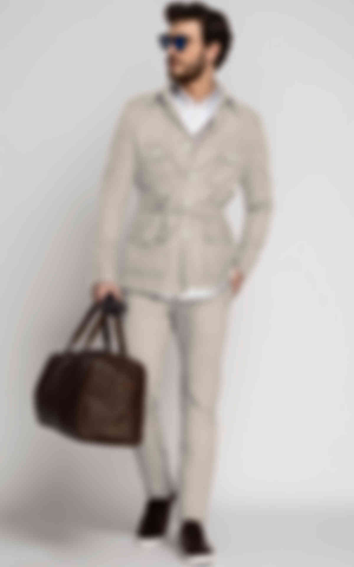 Muted Beige Military Suit image