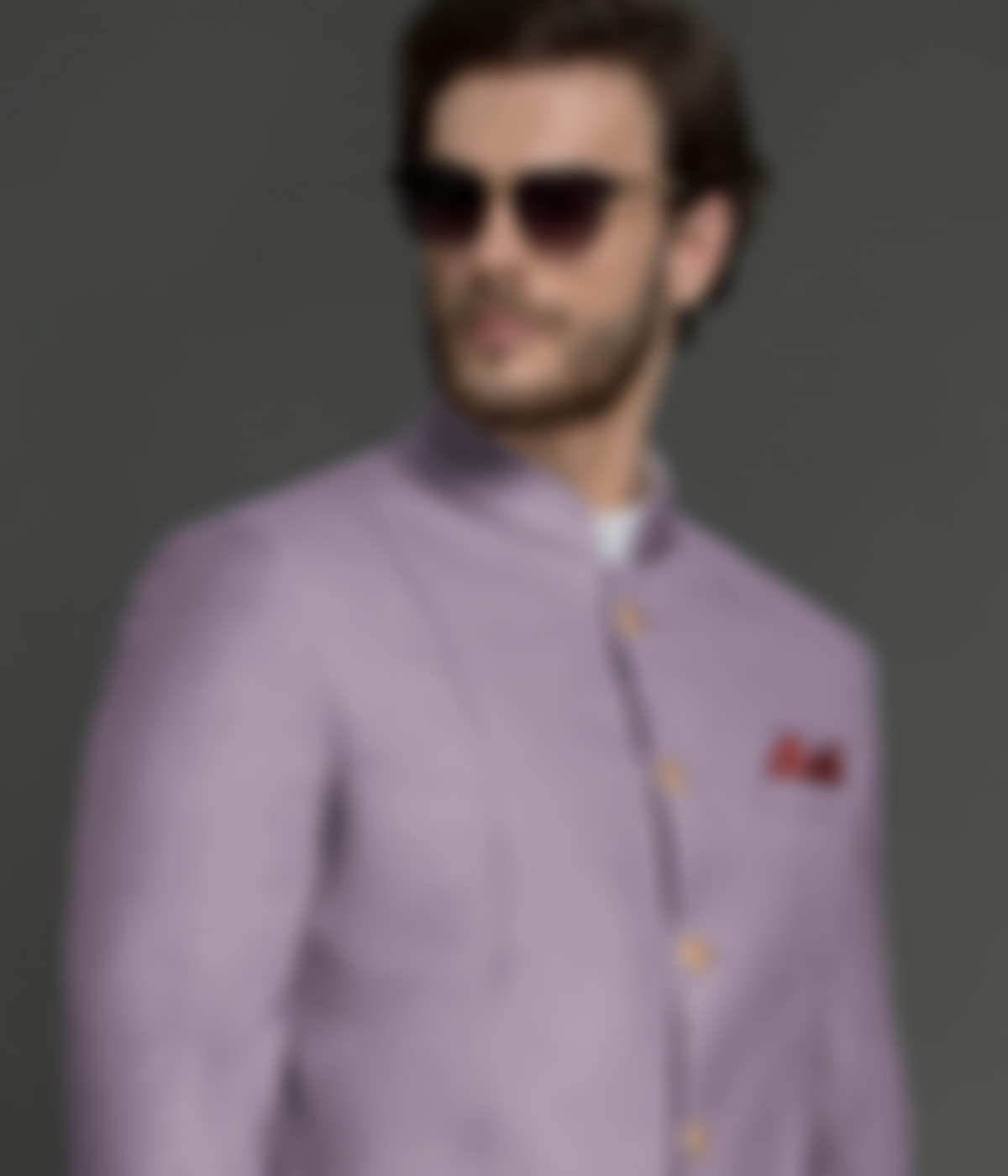 Seattle Lilac Lavender Wool Jodhpuri Suit-1