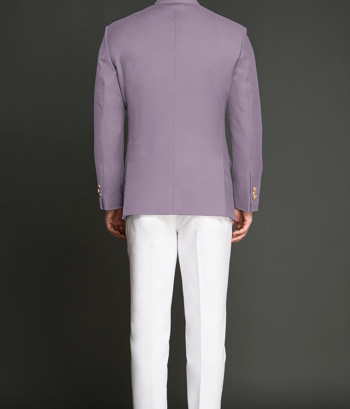 Seattle Lilac Lavender Wool Jodhpuri Suit- view-1