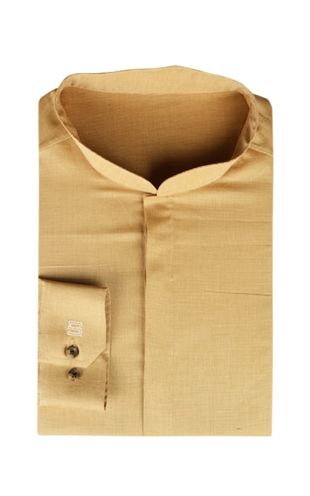 Oxford Brown Henley Shirt